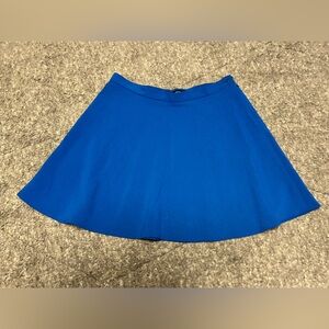 French Connection Vibrant Blue Skater Skirt